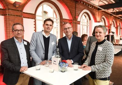 Sommerlicher Empfang Talkrunde mit Fuchs